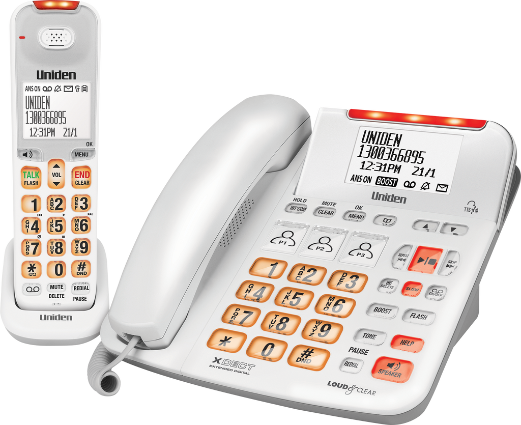 Uniden SSE47+1 Hearing Impaired Cordless Telephone
