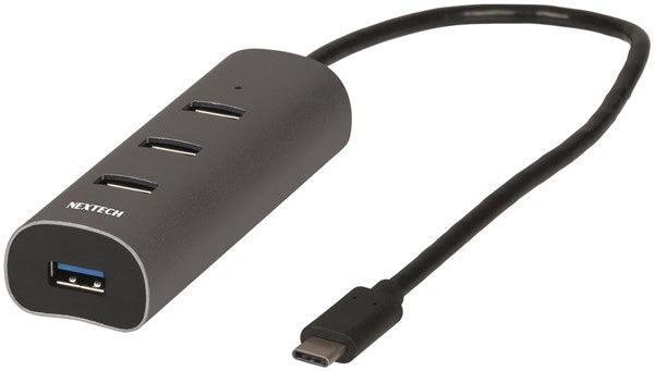 USB 3.0 Type C 4 Port Hub Slimline