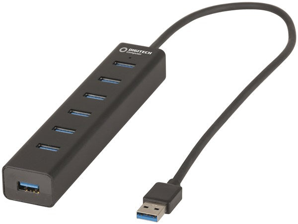 USB 3.0 7 Port Slimline Powered USB Hub