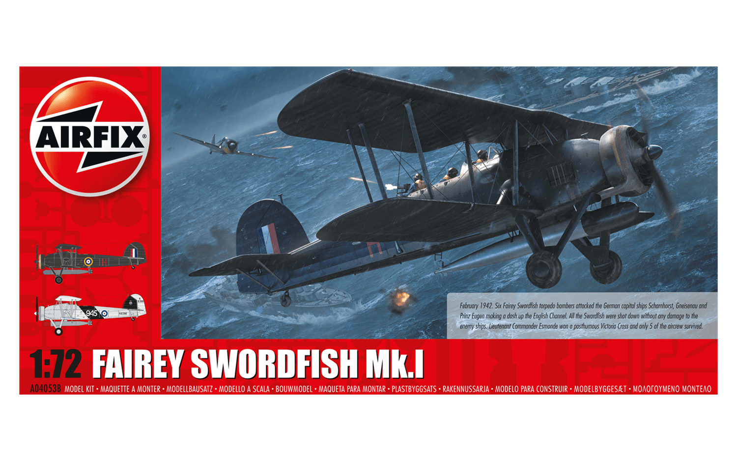 Airfix Fairey Swordfish MKI 1:72 04053B