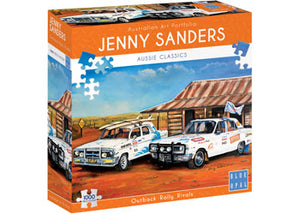 Jenny Sanders Aussie Classics - Outback Rally Rivals 1000 piece Jigsaw