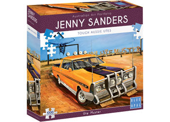 Jenny Sanders Tough Aussie Utes - Ute Muster 1000 piece Jigsaw