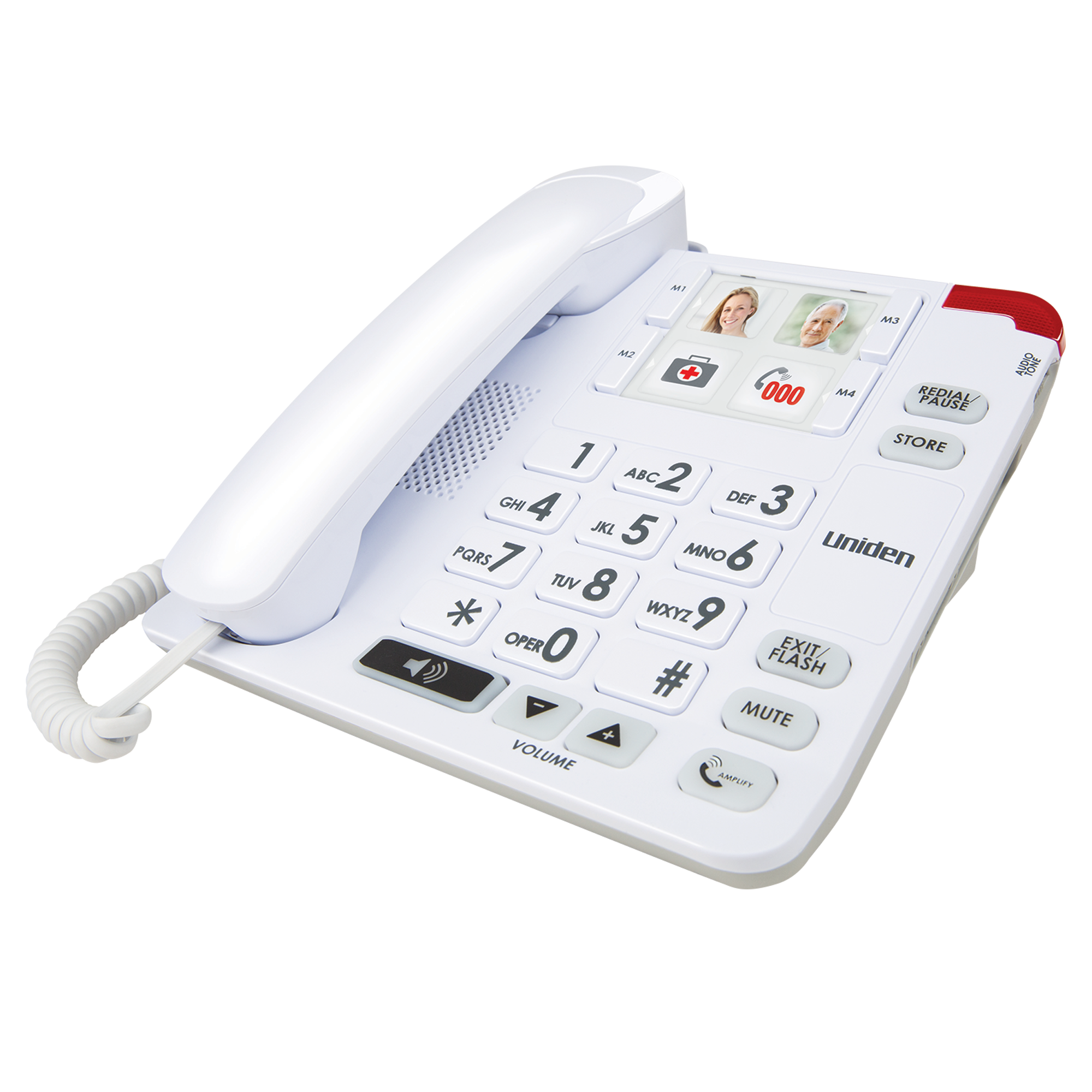 Uniden SSE34 Hearing Impaired Corded Telephone