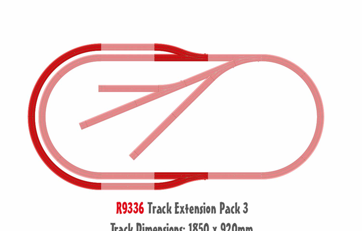 Playtrains Track Extension Pack 3 R9336