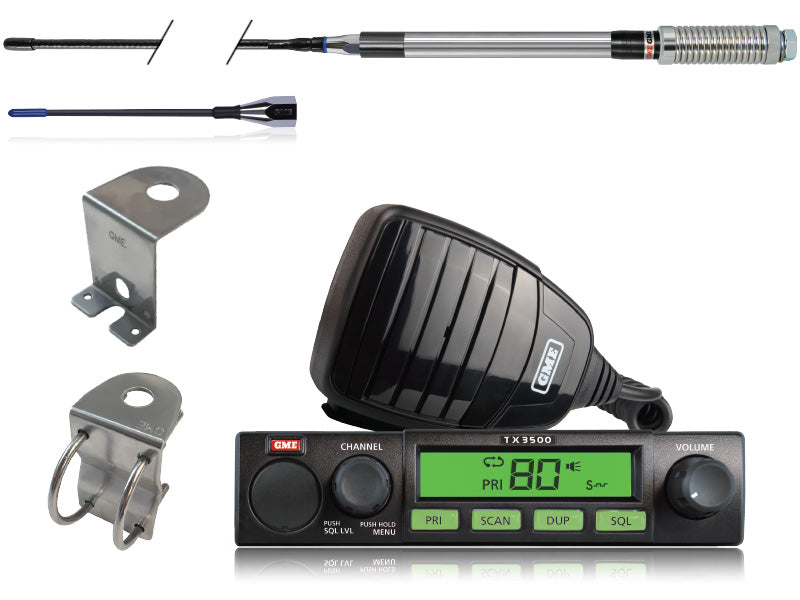GME TX3500S Value Pack 5 Watt Super Compact UHF CB Radio